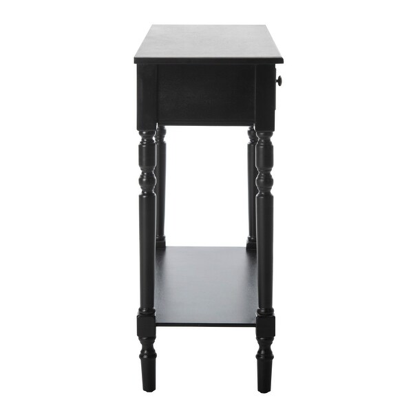 SAFAVIEH Cape Cod Black 2-drawer Console Table - 37.8