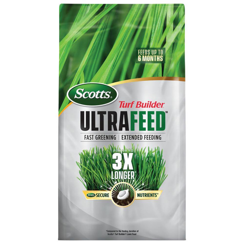 Scotts Turf Builder UltraFeed 40 lbs. Covers Up to 17778 sq. ft. Long-Lasting Fertilizer Feeds Grass Up to 6 Months 22317-1