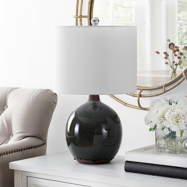 Wila Table Lamp Brown Safavieh