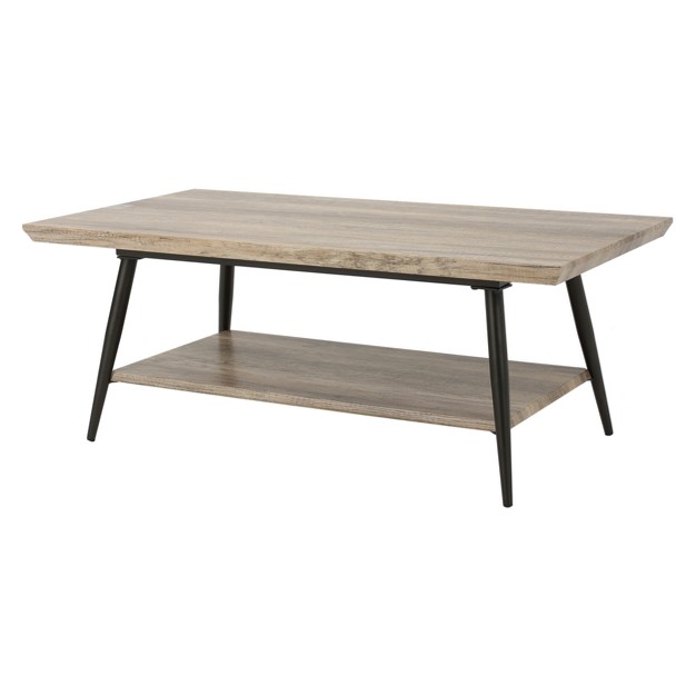 Lathom Coffee Table Canyon Gray Christopher Knight Home