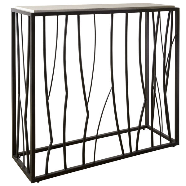 Reed Dark Iron 36-Inch Console Table