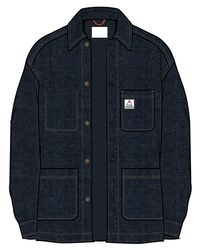 Balsa Organic Denim Overshirt - Denim Blue