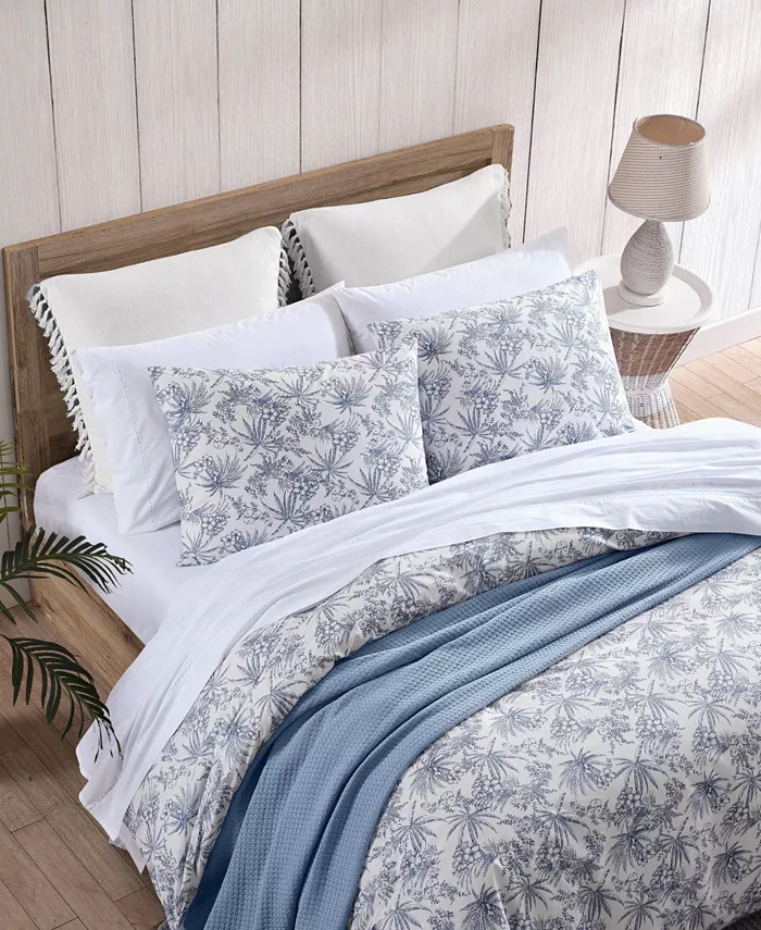 Tommy Bahama Home Pen And Ink Cotton 3 Piece Duvet Cover Set， Full Queen