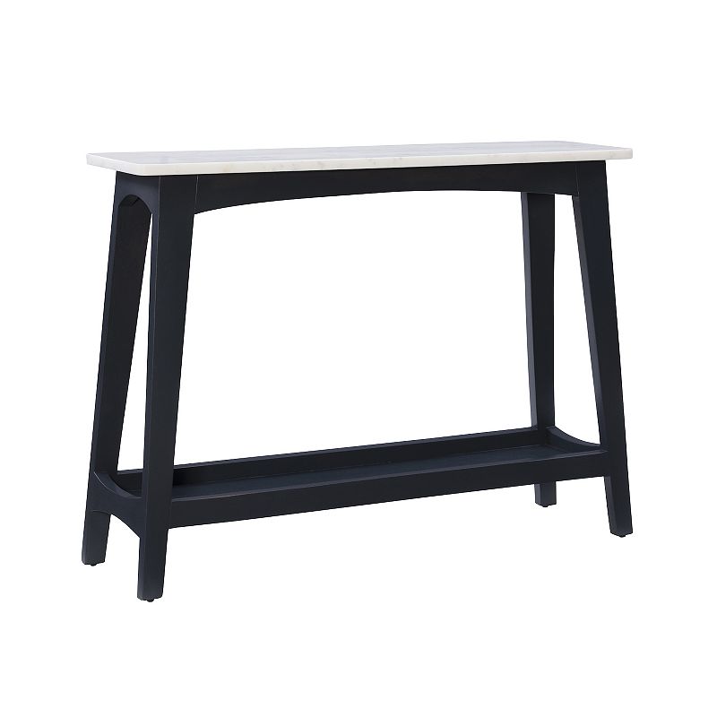 Linon Rainier Marble Top Console Table