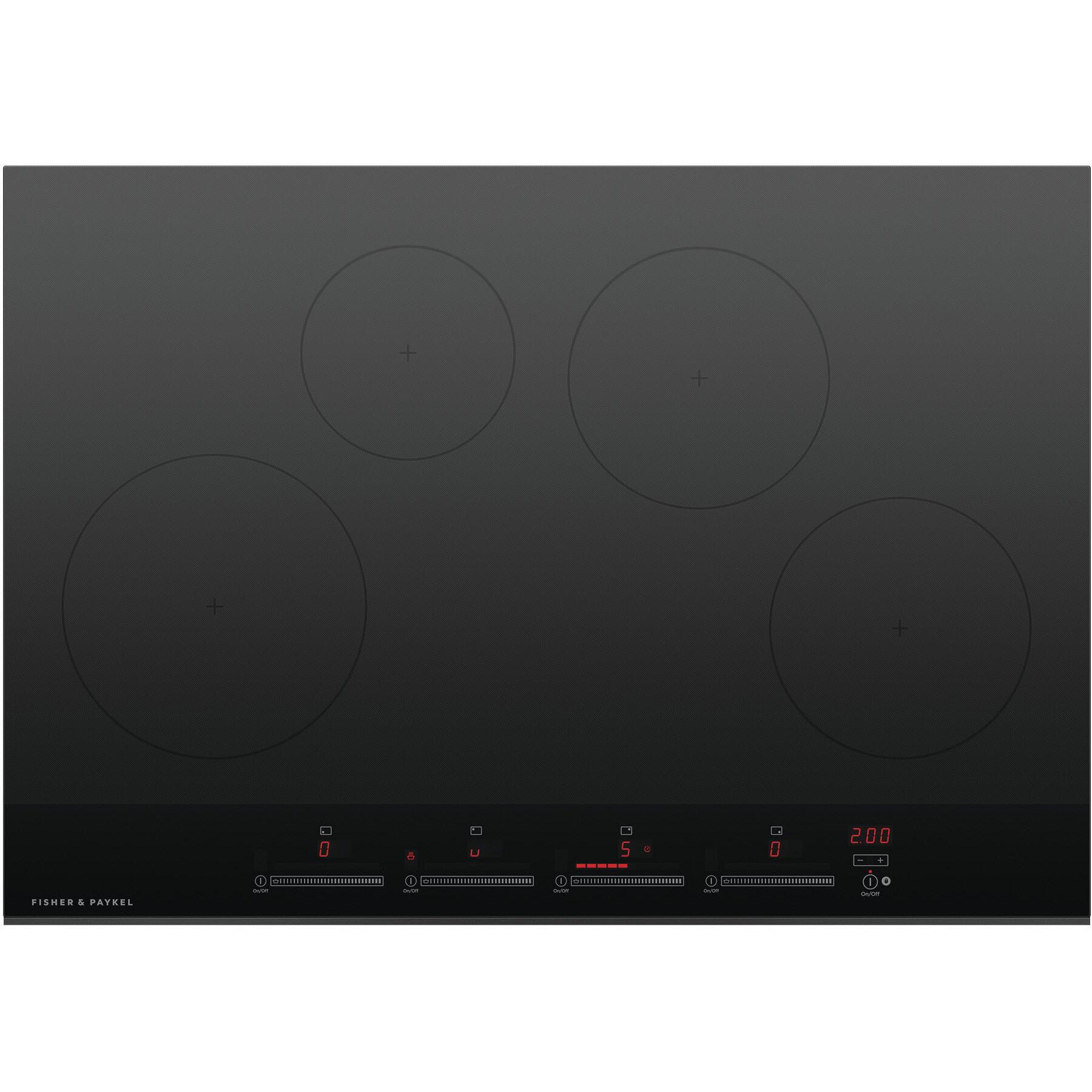 Fisher & Paykel 30-inch Built-in Electric Induction Cooktop with 4 Cooking Zones CI304DTB4