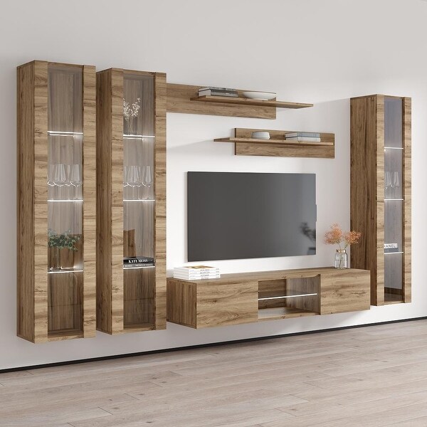 Fly CD2 33TV Wall Mounted Floating Modern Entertainment Center