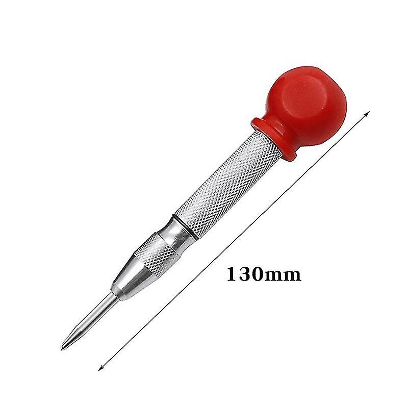 Botao Automatic Center Punch Adjustable Spring Loaded Center Hole Punch Tool For Metal Wood Plastic(2pcs)