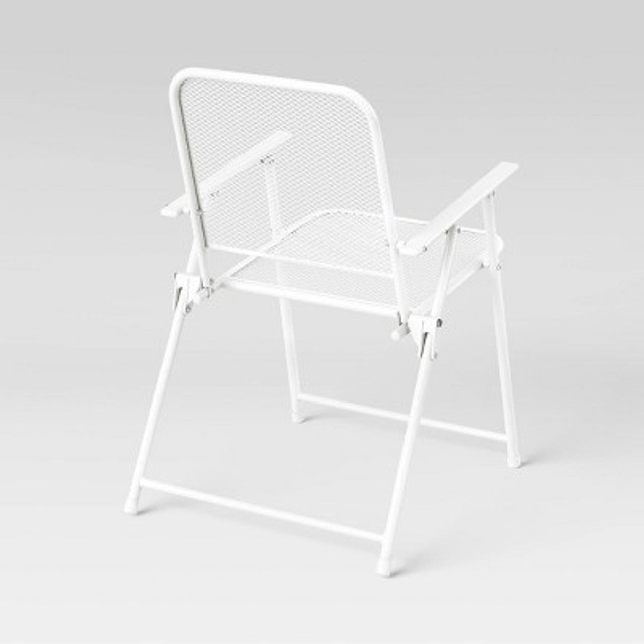 Metal Mesh Folding Chair - White - Room Essentials