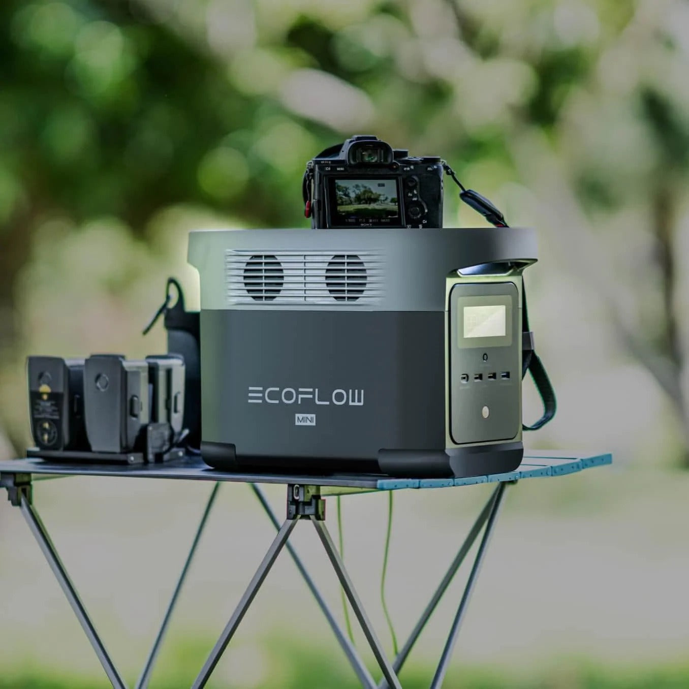 EcoFlow DELTA mini Portable Power Station - Solar Powered Portable Generator for Outdoor, Emergency, Home Backup, RV