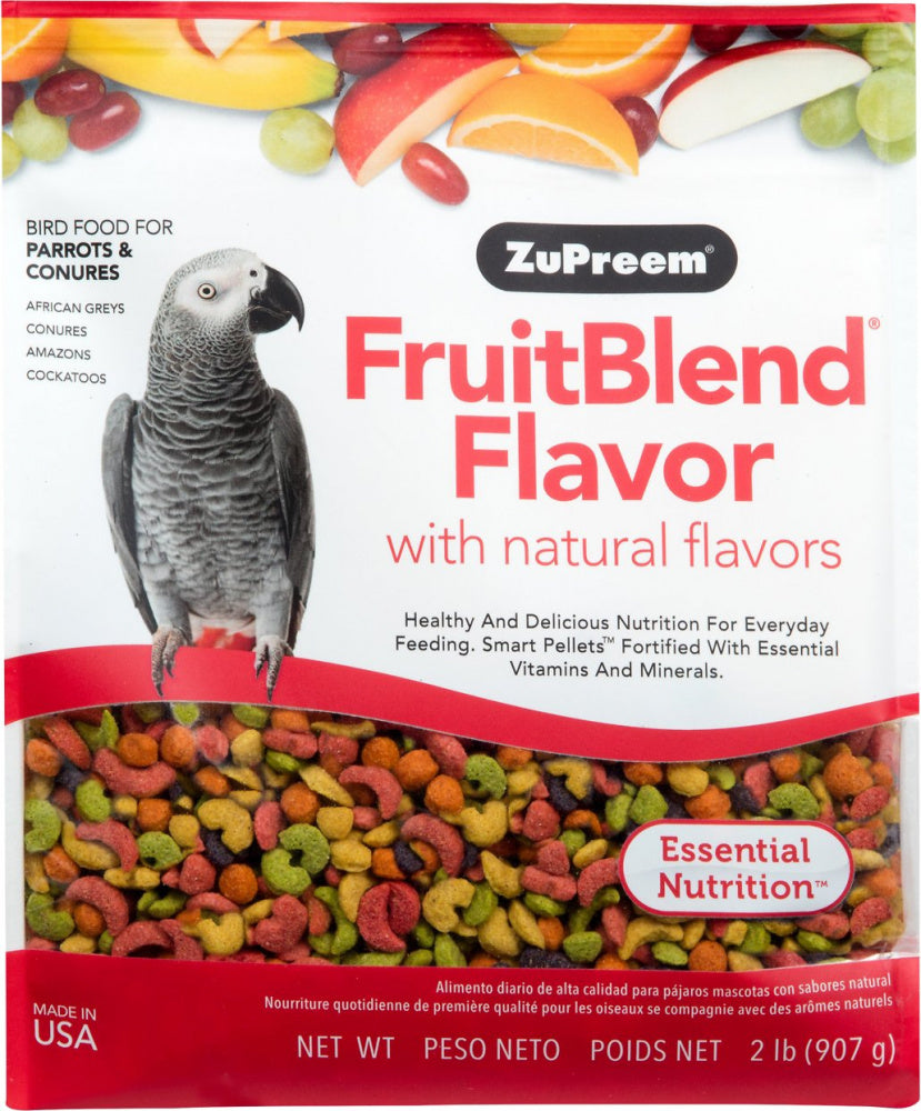 Zupreem FruitBlend with Natural Flavors Parrot and Conure Food