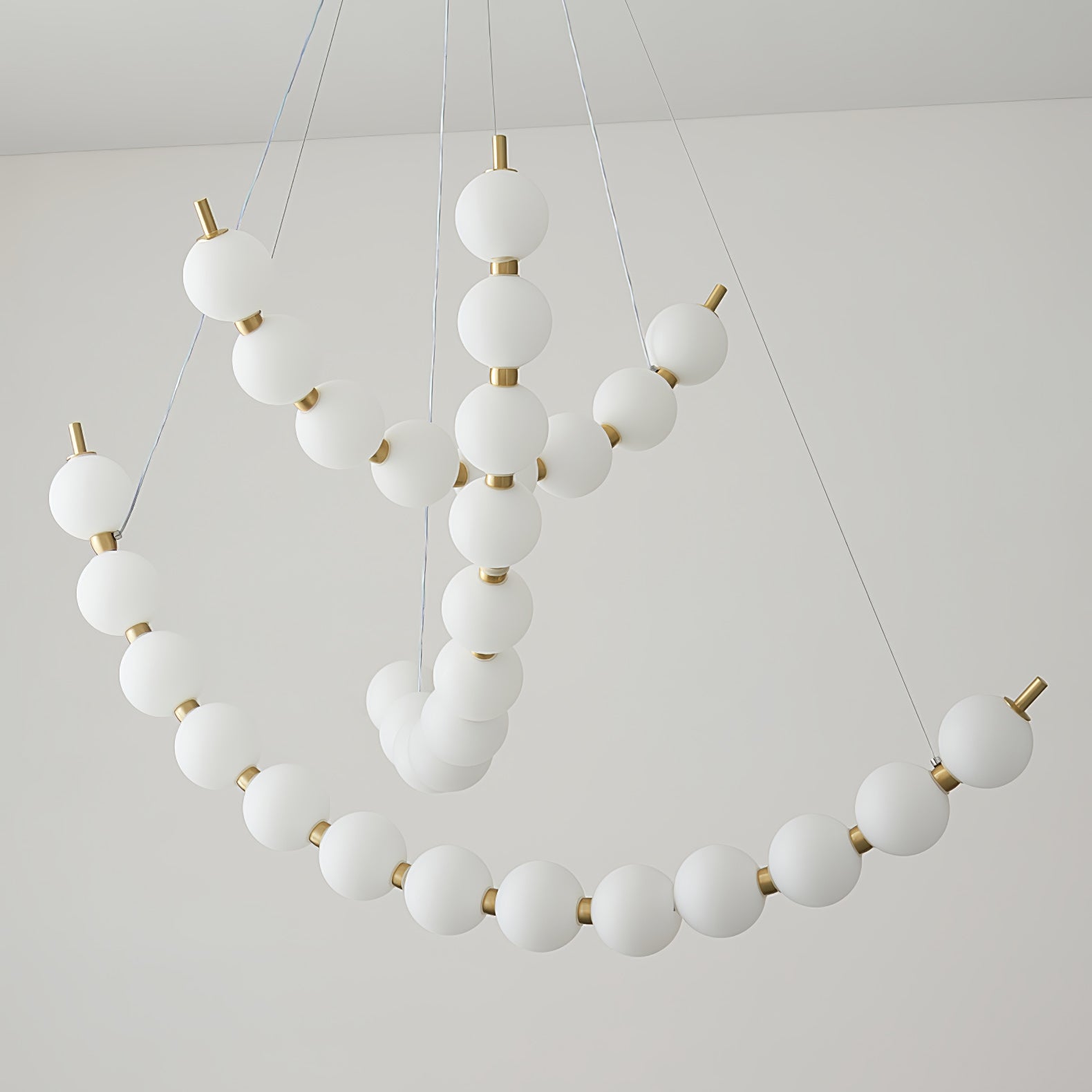 Acrylic Pearls Chandelier