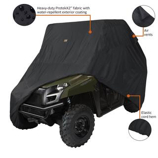 Classic Accessories Black Large UTV Storage Cover 18-070-040401-00