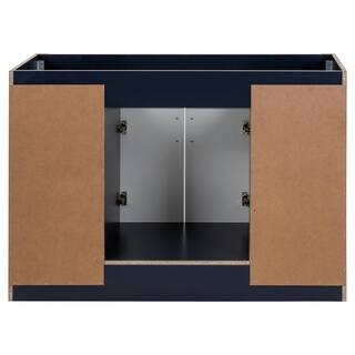 Home Decorators Collection Ridge 48 in. W x 21.6 in. D x 34 in. H Bath Vanity Cabinet without Top in Deep Blue RG48-DB