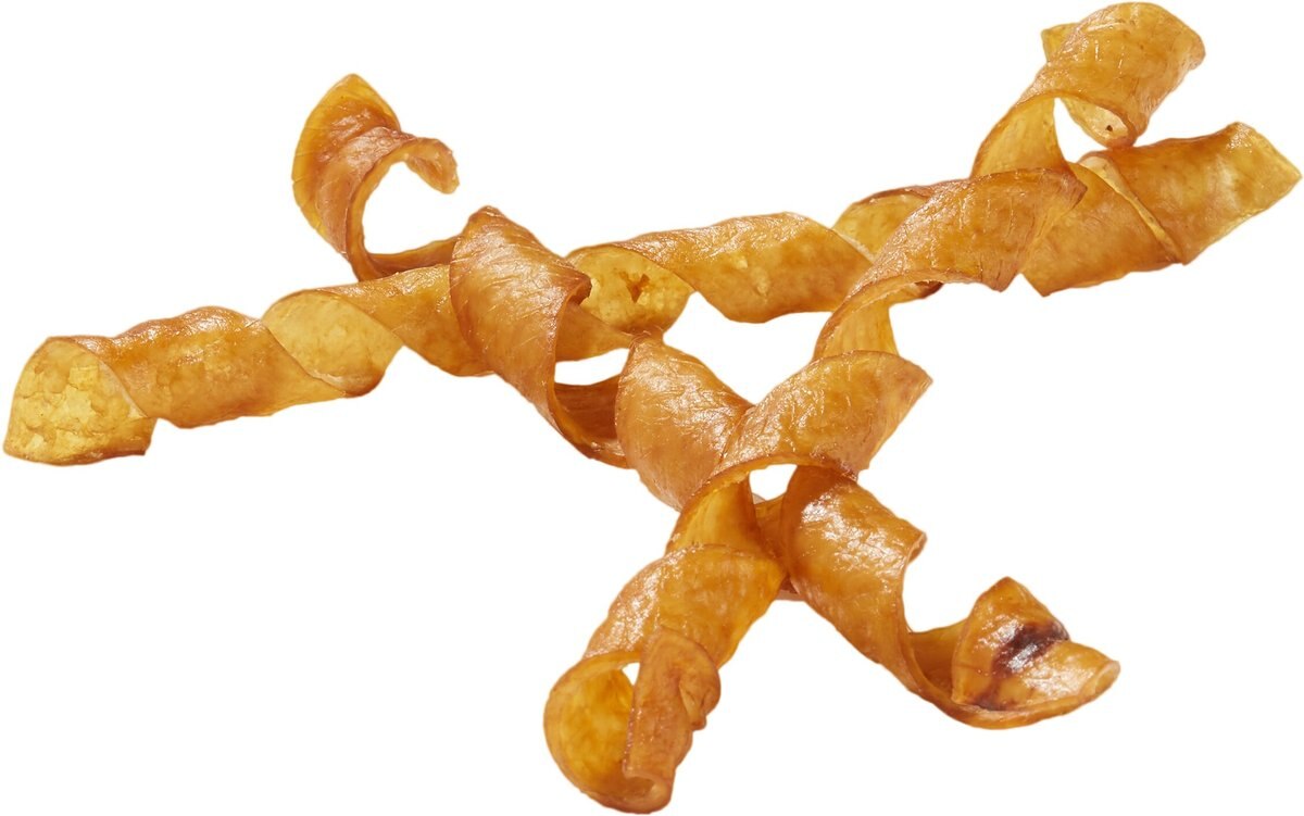 Smokehouse USA Bacon Skin Twists Dog Treats， Small， case of 60