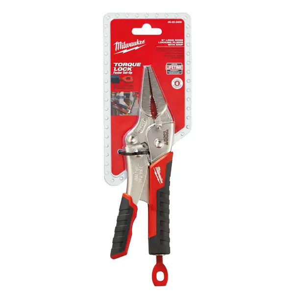 Milwaukee 9 Long Nose Locking Pliers