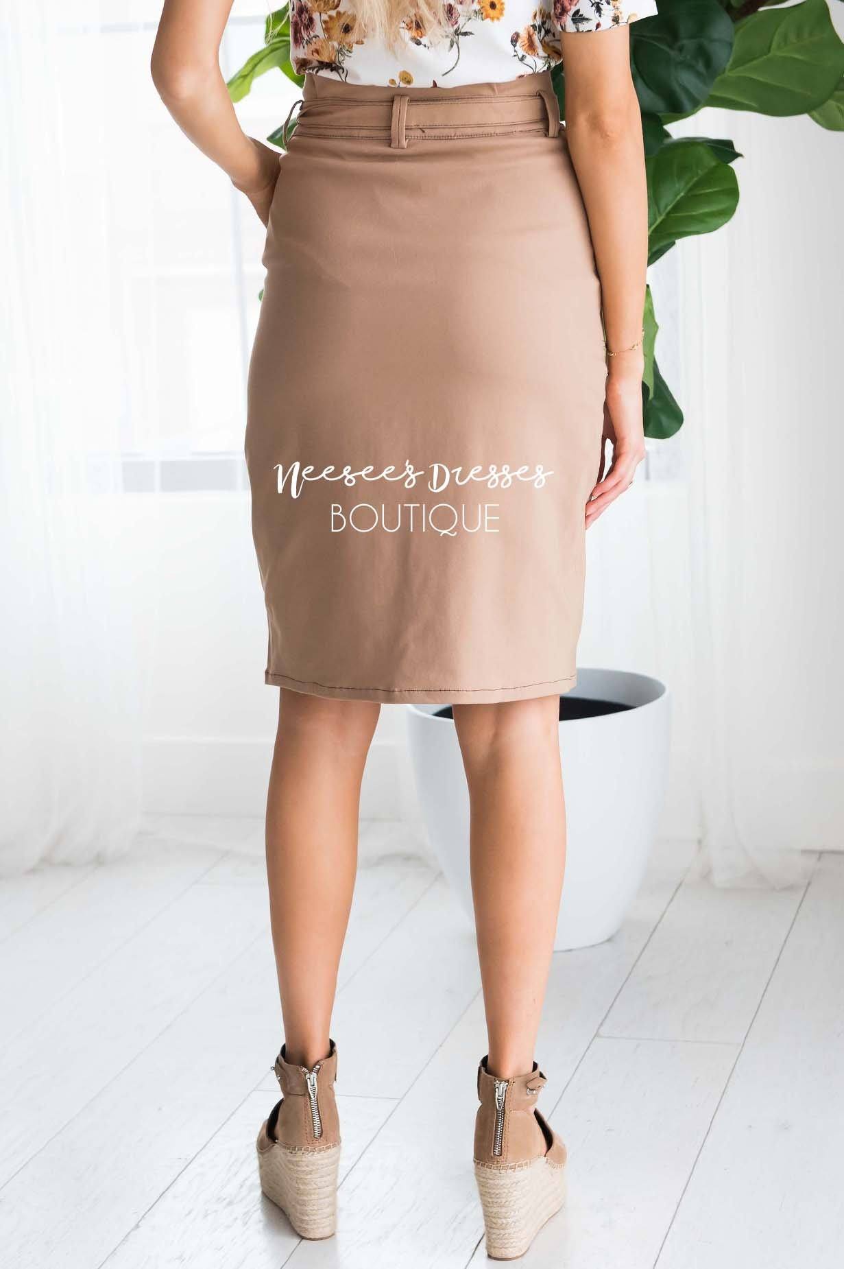 Bare Necessities Midi Tie Skirt