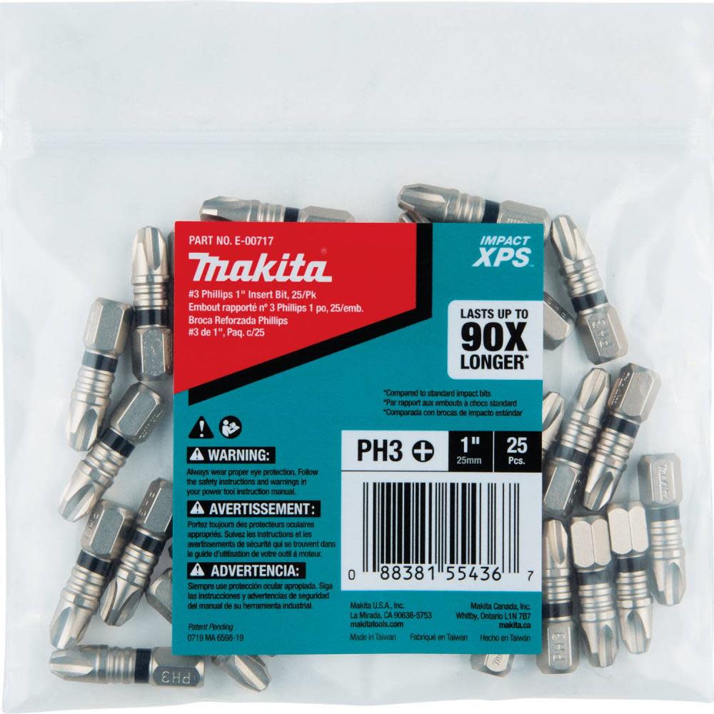 Makita Impact XPS #3 Phillips 1