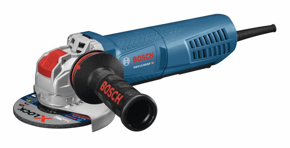 Bosch 5 In. X-LOCK Variable-Speed Angle Grinder with Paddle Switch GWX13-50VSP from Bosch