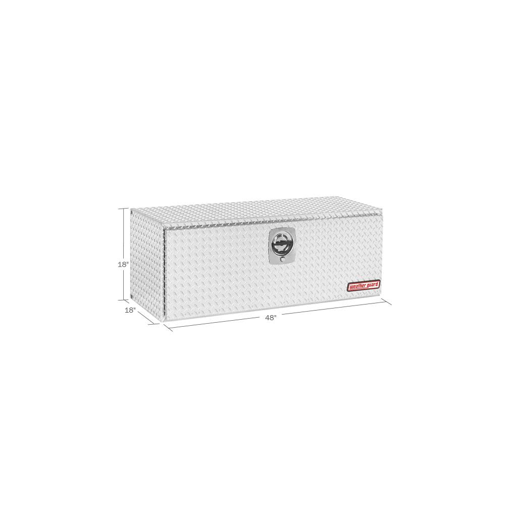 Underbed Box， Aluminum， Compact， 8.6 Cu. Ft.