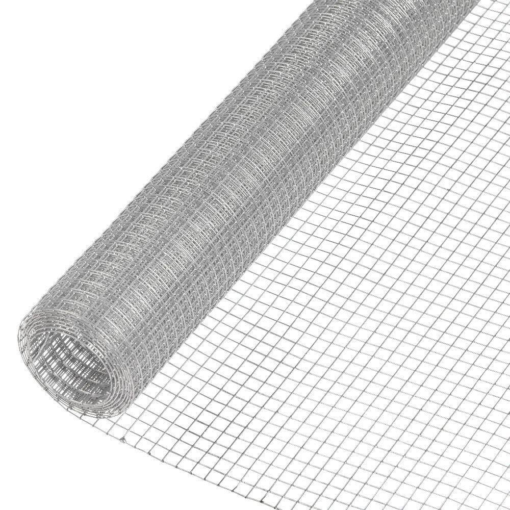 Everbilt 12 in. Mesh x 2 ft. x 5 ft. 19-Gauge Galvanized Steel Hardware Cloth 308221EB