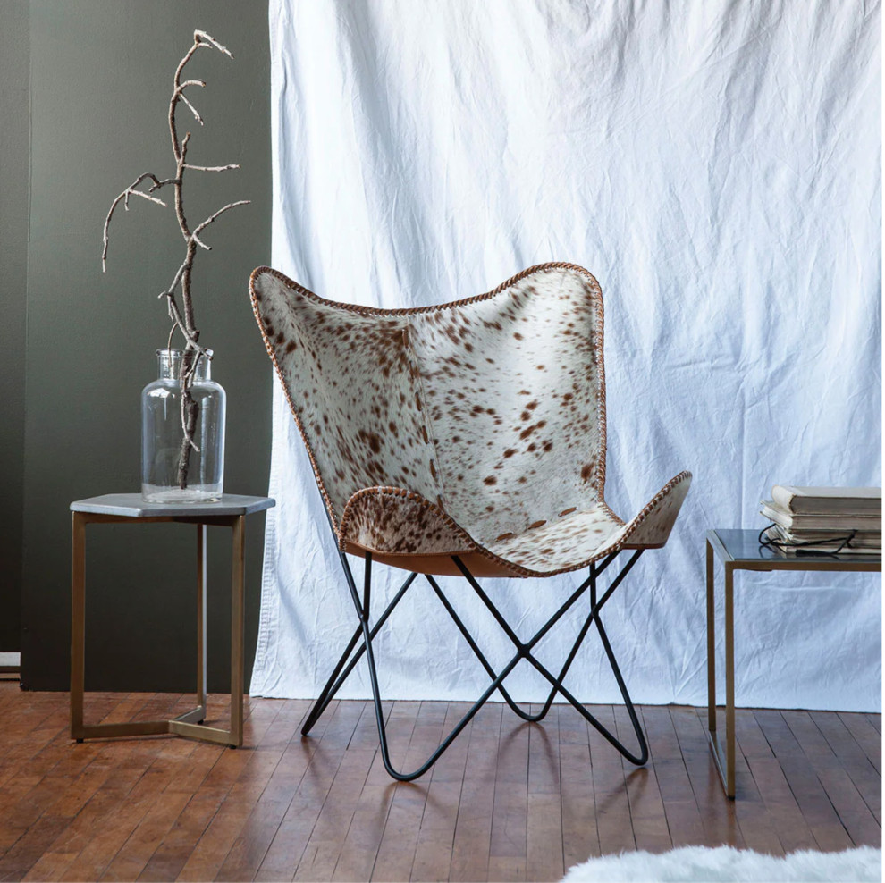 Matthew Izzo Home Hide Butterfly Chair   Southwestern   Armchairs And Accent Chairs   by Matthew Izzo  Houzz