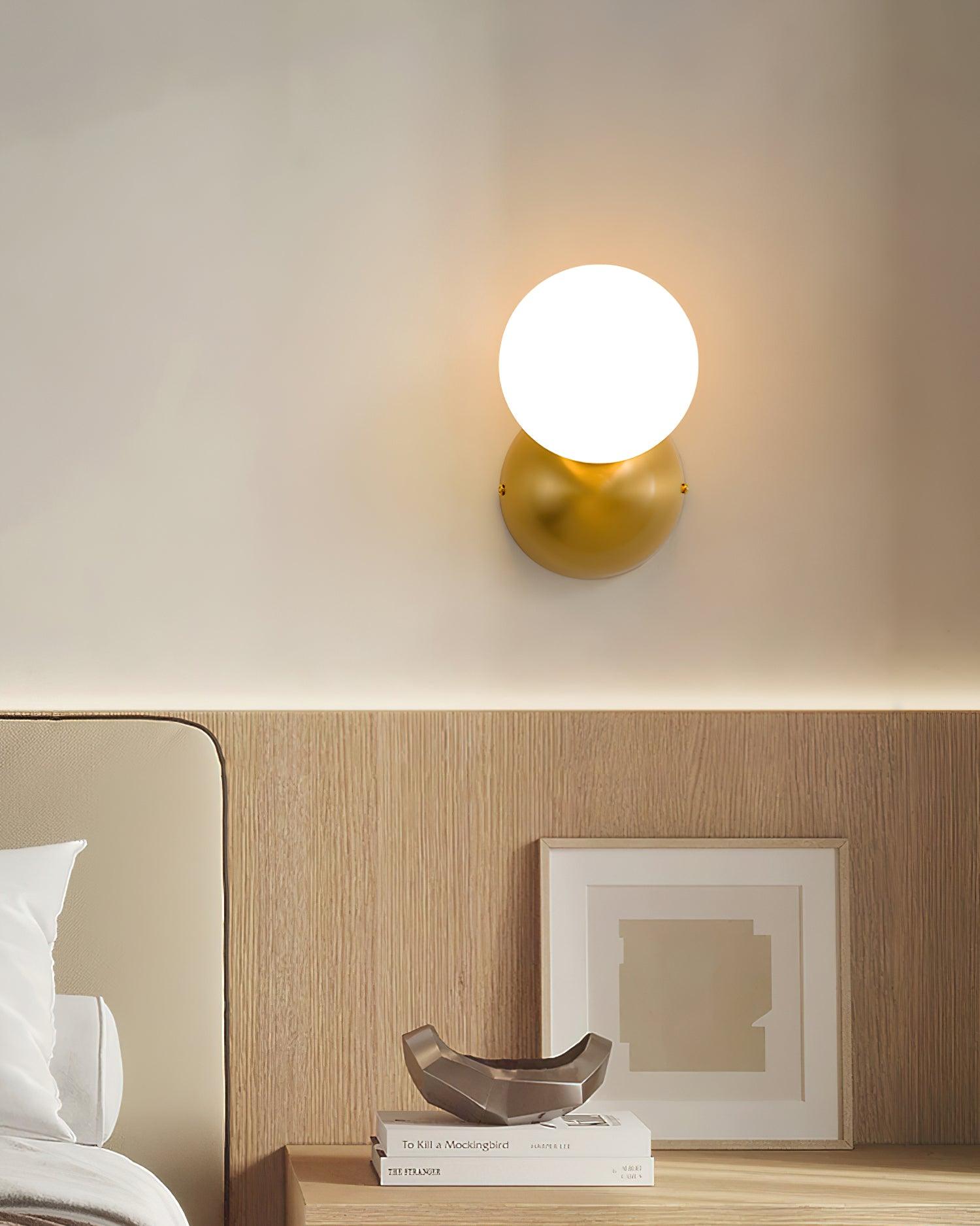 Single Globe Wall Light