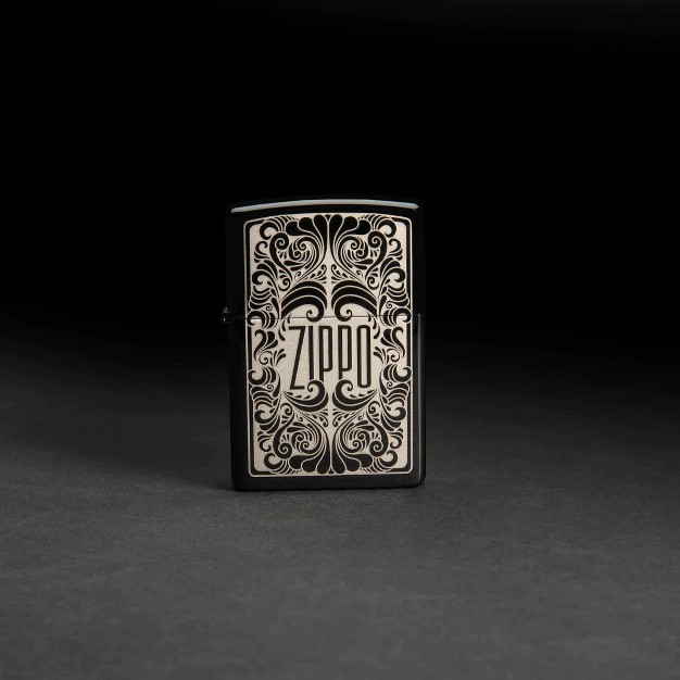 Zippo Laser Engraved Design Windproof Lighter