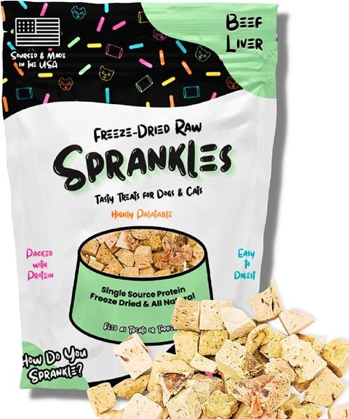 Sprankles Beef Liver Grain-Free Freeze-Dried Dog Treats