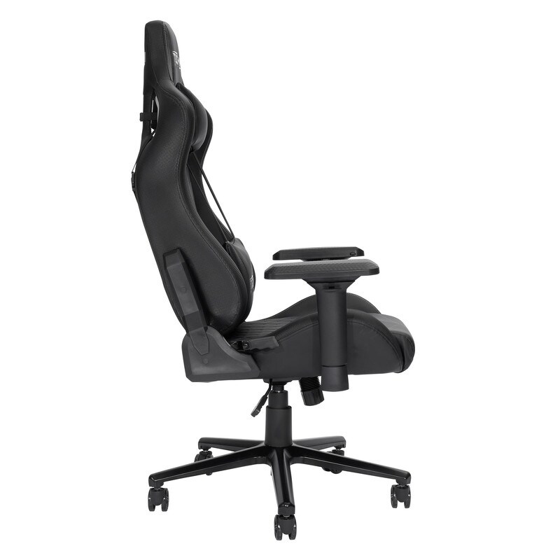 Ergonomic High Back Racer Style PC Gaming Chair  Adjustable Soft Lumbar and Neck Pillows included