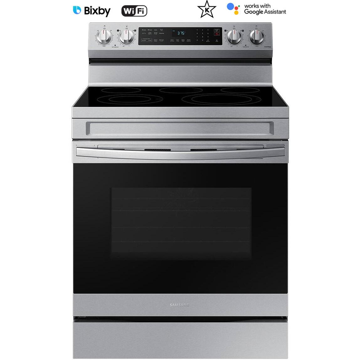  30-inch Freestanding Electric Range with WI-FI Connect NE63A6511SS/AC