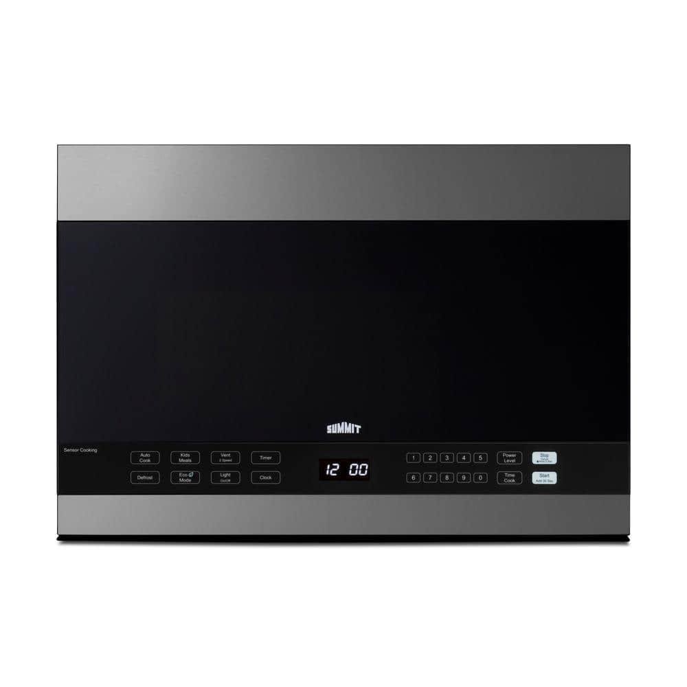 Summit Appliance 24 in 14 cu ft Over the Range Microwave in Stainless Steel