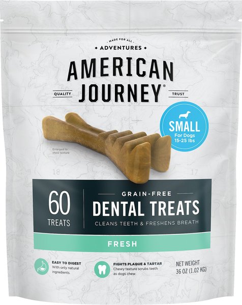 American Journey Small Grain-Free Fresh Dental Dog Treats