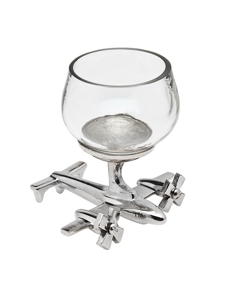 Godinger 9791 Airplane Base Shot Glass