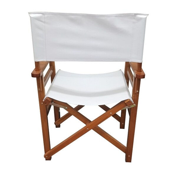 2pcs WoodandCanvas Folding Chair Director Chair - Overstock - 35761237