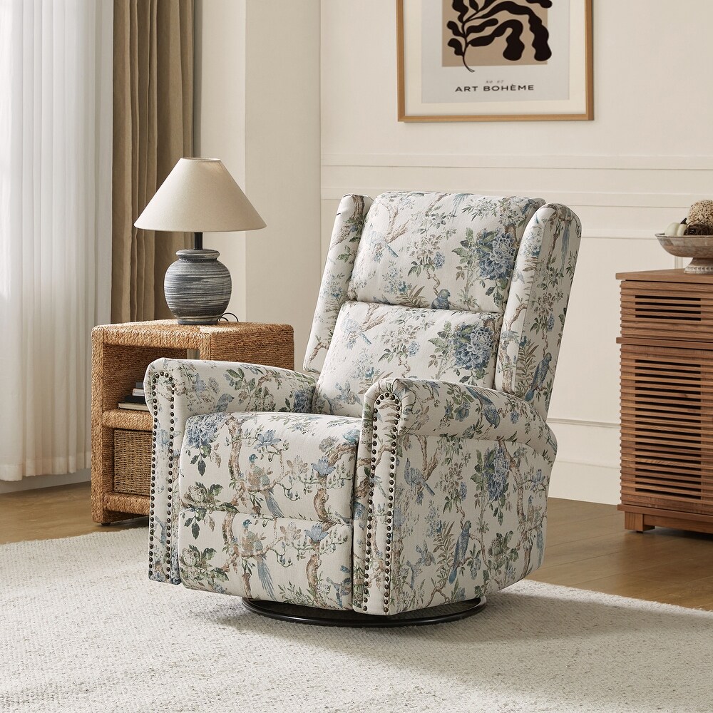 Leopold Transitional Multifunctional Nursery Chair with Swivel Base by HULALA HOME