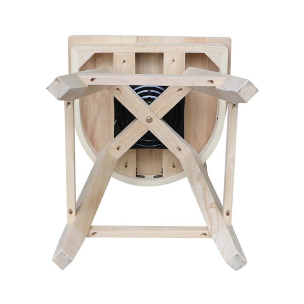 Charlotte Stool with Swivel Seat - Unfinished