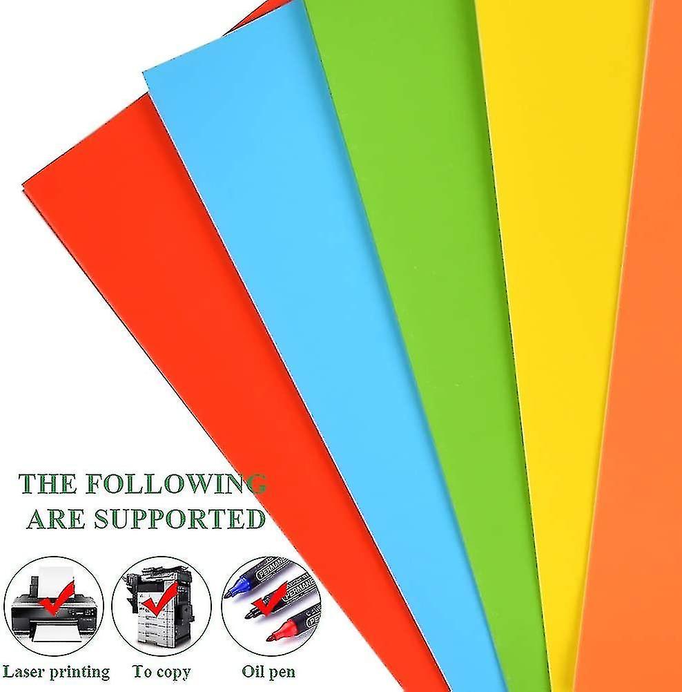 50 Sheets Of Self-adhesive Colored Paper A4 297 * 210 Mm， For Address Labels And Printing， Suitable