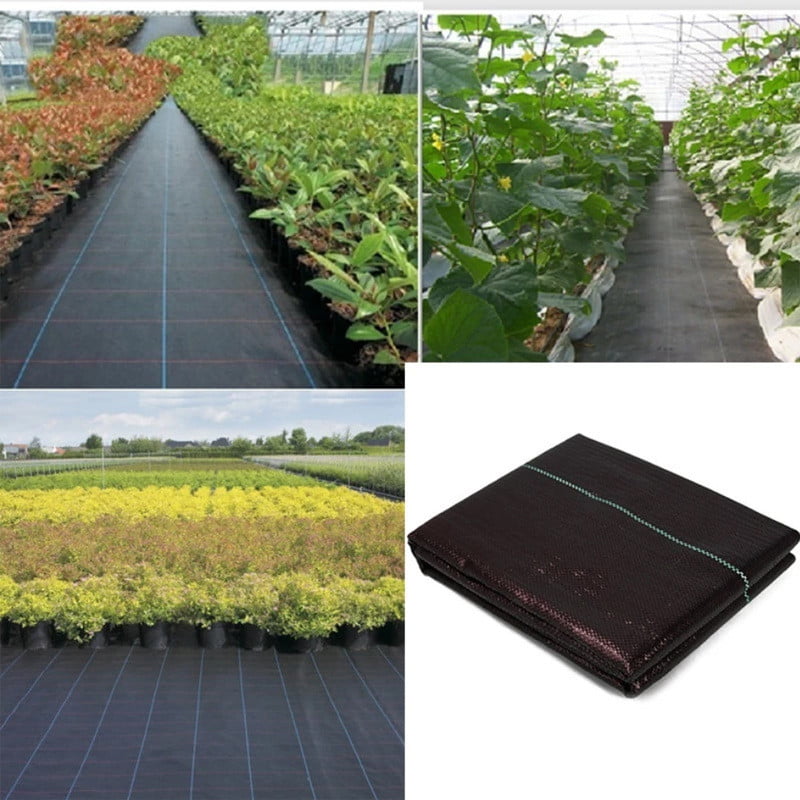 Kuluzego 1-3m Wide Ground Cover Membrane Weed Control Fabric Landscape Garden Heavy Duty