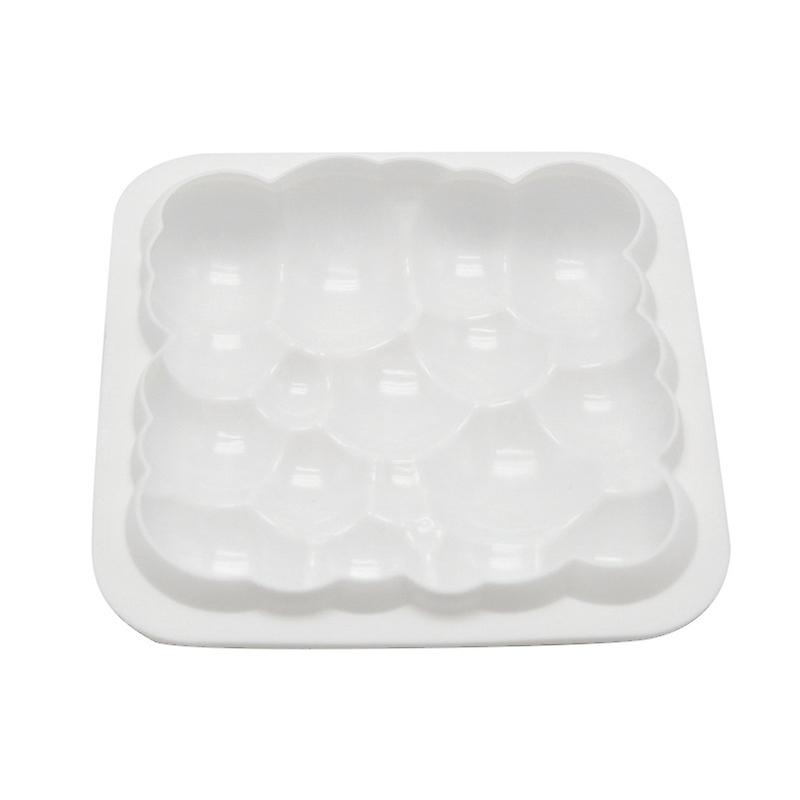 Square Auspicious Cloud Shape Silicone Mold - 1pc