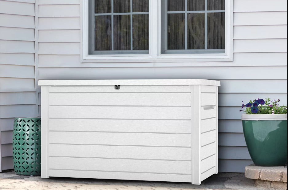 Keter 230-Gallon Deck Box, White