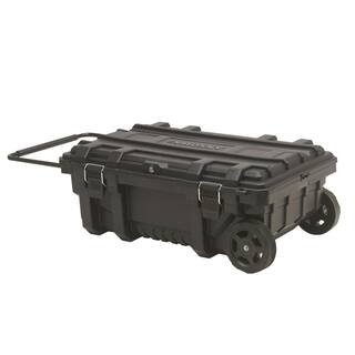 Husky 23 in. 25 Gal. Black Rolling Toolbox with Keyed Lock 206318