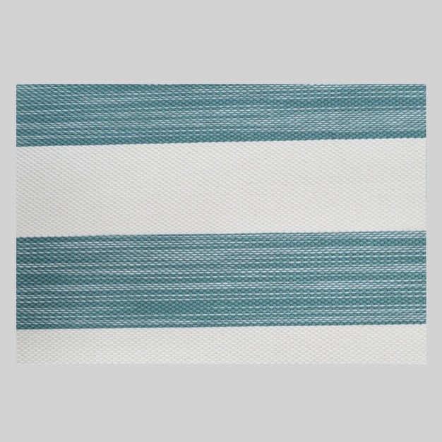 Outdoor Rug Worn Stripe