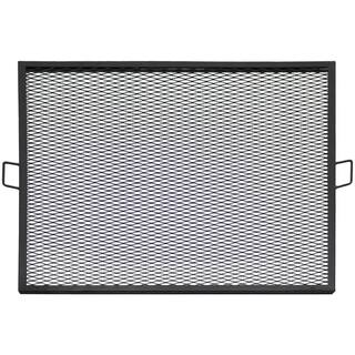 Sunnydaze Decor 40 in. X-Marks Black Steel Square Fire Pit Cooking Grill Grate KF-SM40