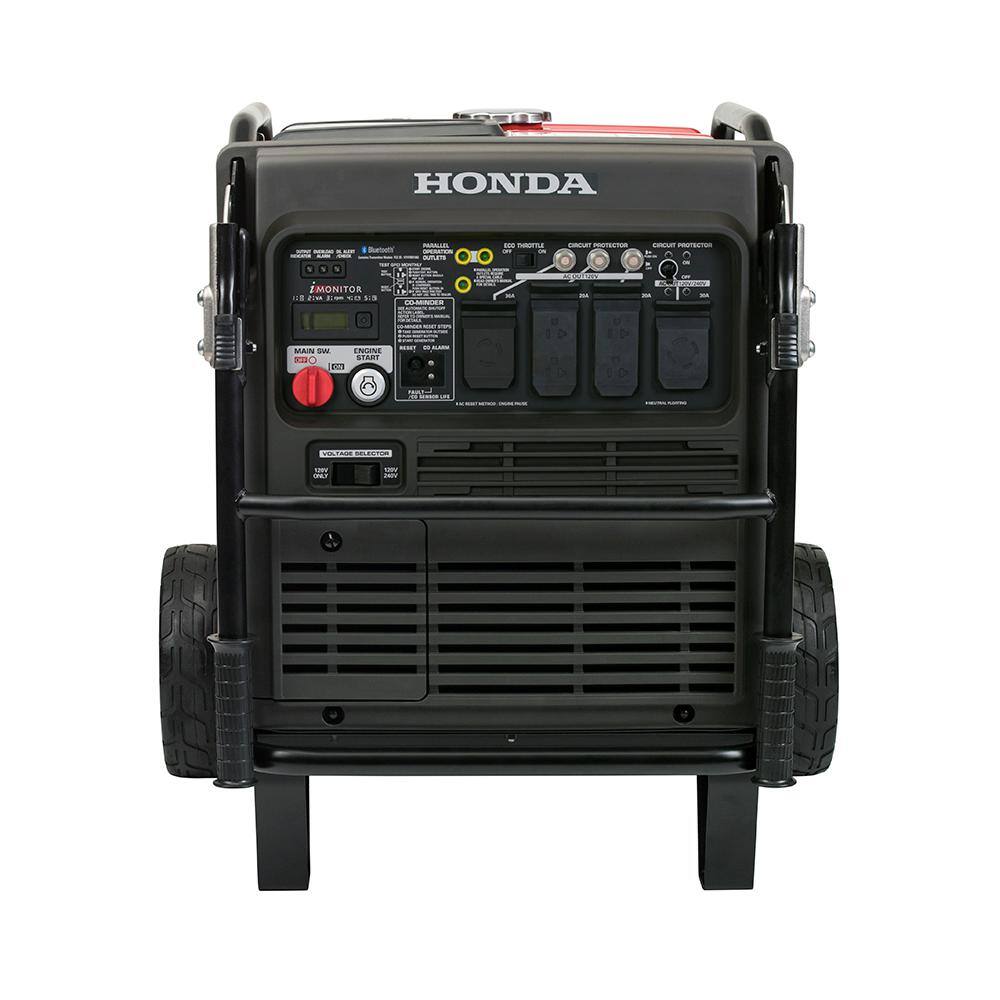 Honda Inverter 7000-Watt Standby Gasoline Generator 120240V Single Phase with Bluetooth and 10 Circuit Auto Transfer Switch HP2S-EU7000