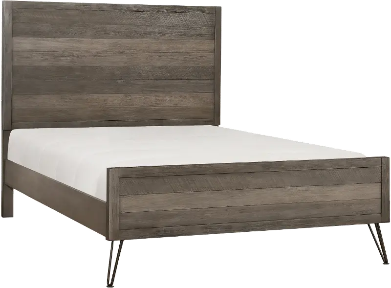 Urbanite Gray King Size Bed