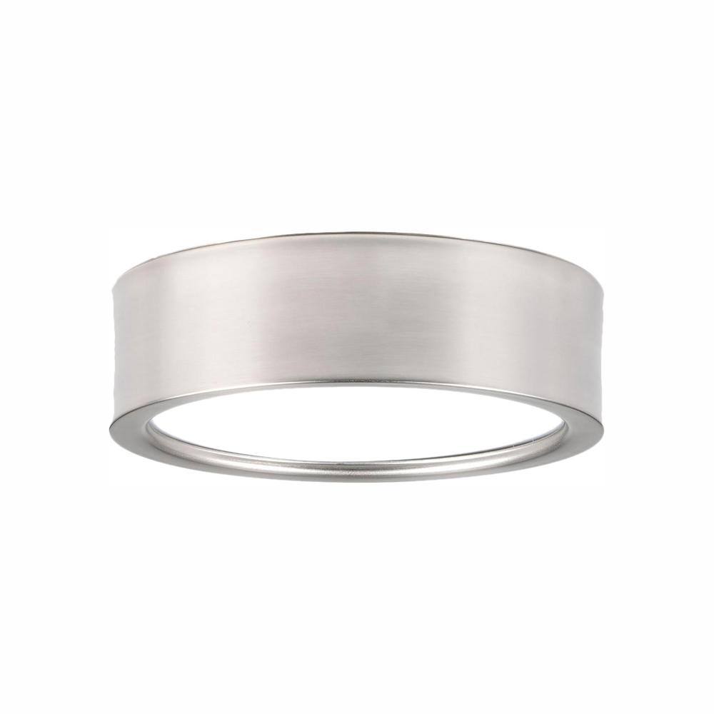 Progress Lighting 9 in. Portal 17-Watt Brushed Nickel Integrated LED Flush Mount P3631-0930K9