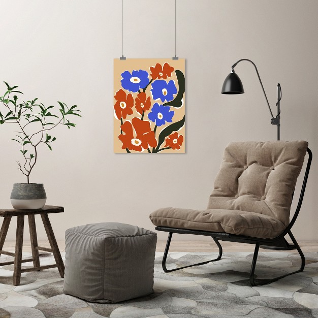 Americanflat Boho Botanical Wall Art Room Decor Matisse Flower Market By Miho Art Studio