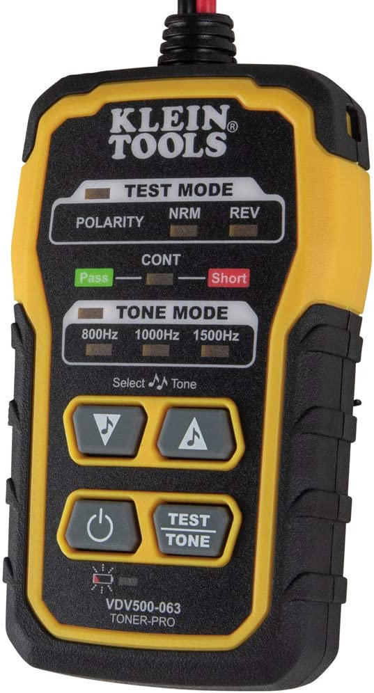 Klein Tools VDV500-820 Cable Tracer with Probe Tone Pro Kit for Telephone， Internet， Video， Data and Communications Cables