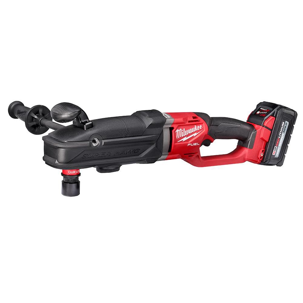 Milwaukee M18 FUEL Super Hawg Right Angle Drill with QUIK-LOK- 6.0 Kit 2811-22 from Milwaukee