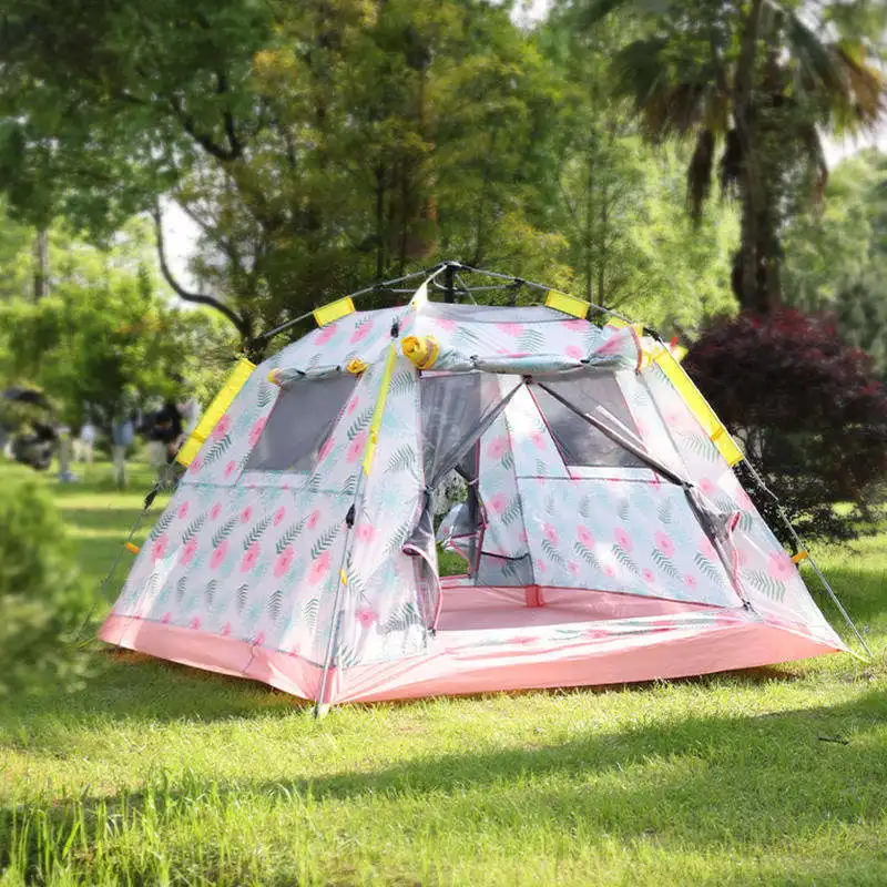 Factory Wholesale Family Camping Tents Family Folding Luxury Beach Glamping Camping Outdoor Tents